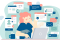 Multitasking im Job Grafische Darstellung zum Multitasking im Job: Es ist nicht immer einfach, beim Thema Marketing-Begriffe den Überblick zu behalten.