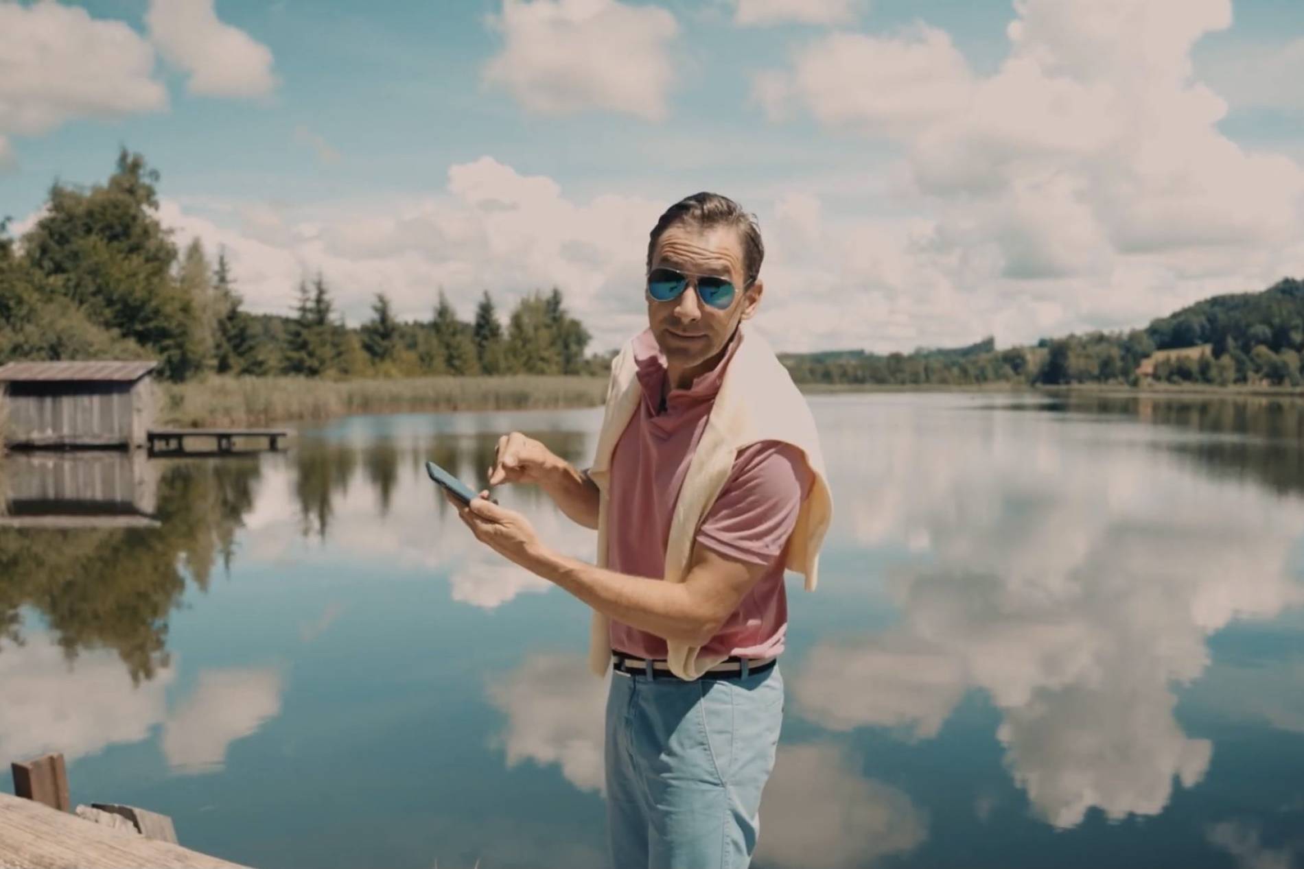 Harry G als Isarpreiß am See Harry G als Isarpreiß am See