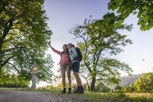 Wanderer am Frauenberg Eichstätt