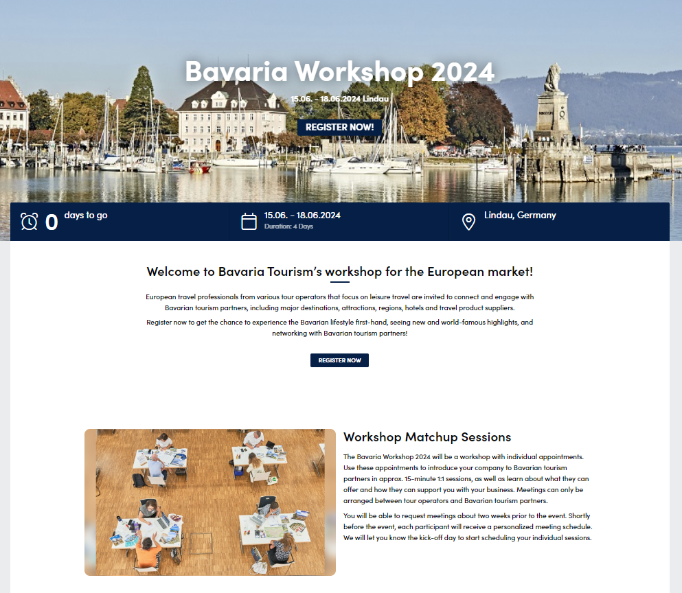 Bavaria Workshop Screenshot Website