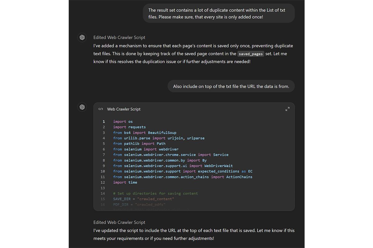 Screenshot Crawler Prompt