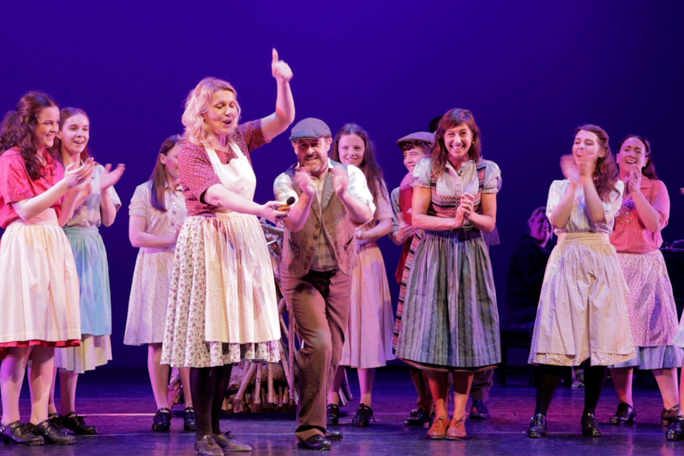 Weibliche Tanzgruppe