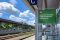 Ein leeres Bahngleis in Passau